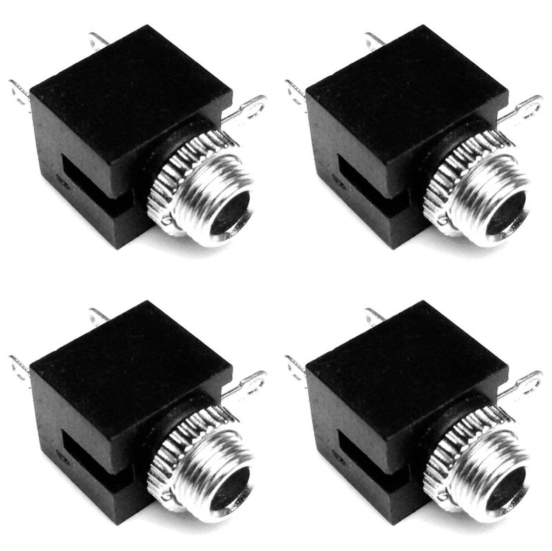 Xiaoyztan 3 Pins Female 3.5mm Mono TS Jacks Plug Socket Connectors,Mount Female Mono Socket Headphone Audio Jack PCB Connector,Pack of 20 - Image 3